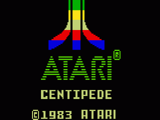 Centipede title screen for Intellivision